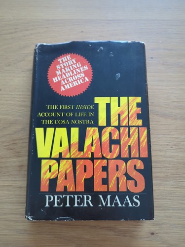 The Valachi Papers (1968) 1st Book Club Edition PETER MAAS La Costra Nostra DJ - Picture 1 of 9
