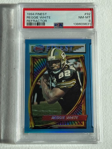 Reggie White [Refractor] #92 1994 Topps Finest card