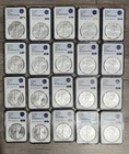 LOT OF 20 2023  Silver Eagle 1 oz .999 Coin NGC MS70 PSS Series Early Releases