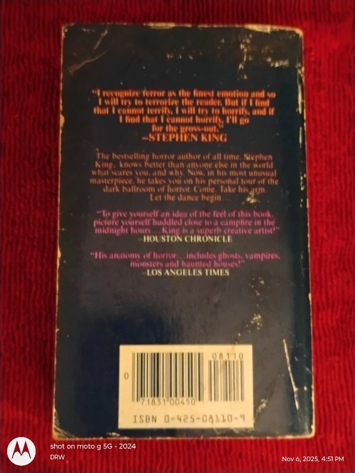 Danse Macabre by Stephen King Paperback Berkley Books 1983 - Image 2 of 2