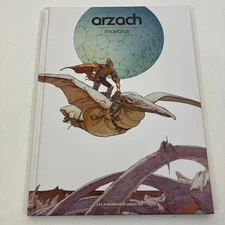 Arzach Moebius FRENCH Hardcover 2014 2nd Printing Les Humanoides Associes VGC