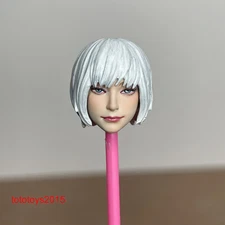 1/12 1/18 1/24 Serene Hound Girl Head Sculpt For 6" 3.75"Female Figure Body Toy
