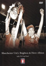 Manchester Utd vs Brighton  Hove Albion- 1983 FA Cup Final DVD 