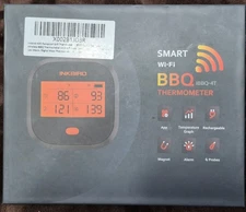 Inkbird IBBG-4T BBQ GRILL THERMOMETER Smart WiFi Wireless, Digital, 4Probes