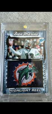 #ad Dan Marino Home Made Patch Highlight Reel Card DR DM1. $55.00
