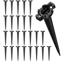 NEW 100-Pack Christmas Lights Stakes Stakes 4.5 Inches For C7 C9 Lights Walkway