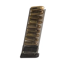 ETS GLOCK 43 G43 9mm 9-Round Magazine Carbon SMOKE SMK-GLK-43-9 FAST SHIP