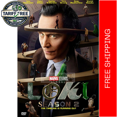 Loki TV-Serie Staffel 1-2 2023 DVD Full HD Audio Eng Alle Regionen...