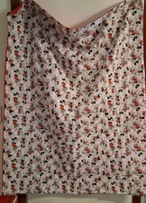 Classic Disney Mickey And Minnie Mouse AOP Quilt Baby Blanket Throw Crib EUC