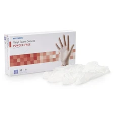McKesson Confiderm Vinyl Exam Glove Standard Cuff Length X-LARGE 1000 per Case