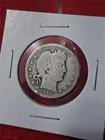 1915 CIRCULATED 90% SILVER BARBER QUARTER                               #MF-2266