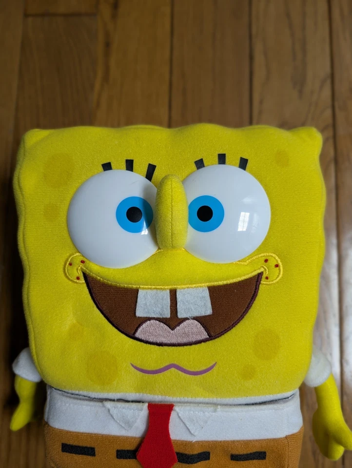 Vintage Spongebob Squarepants Nickelodeon Viacom 2000 Plush Doll Removable Pants - Image 3 of 4