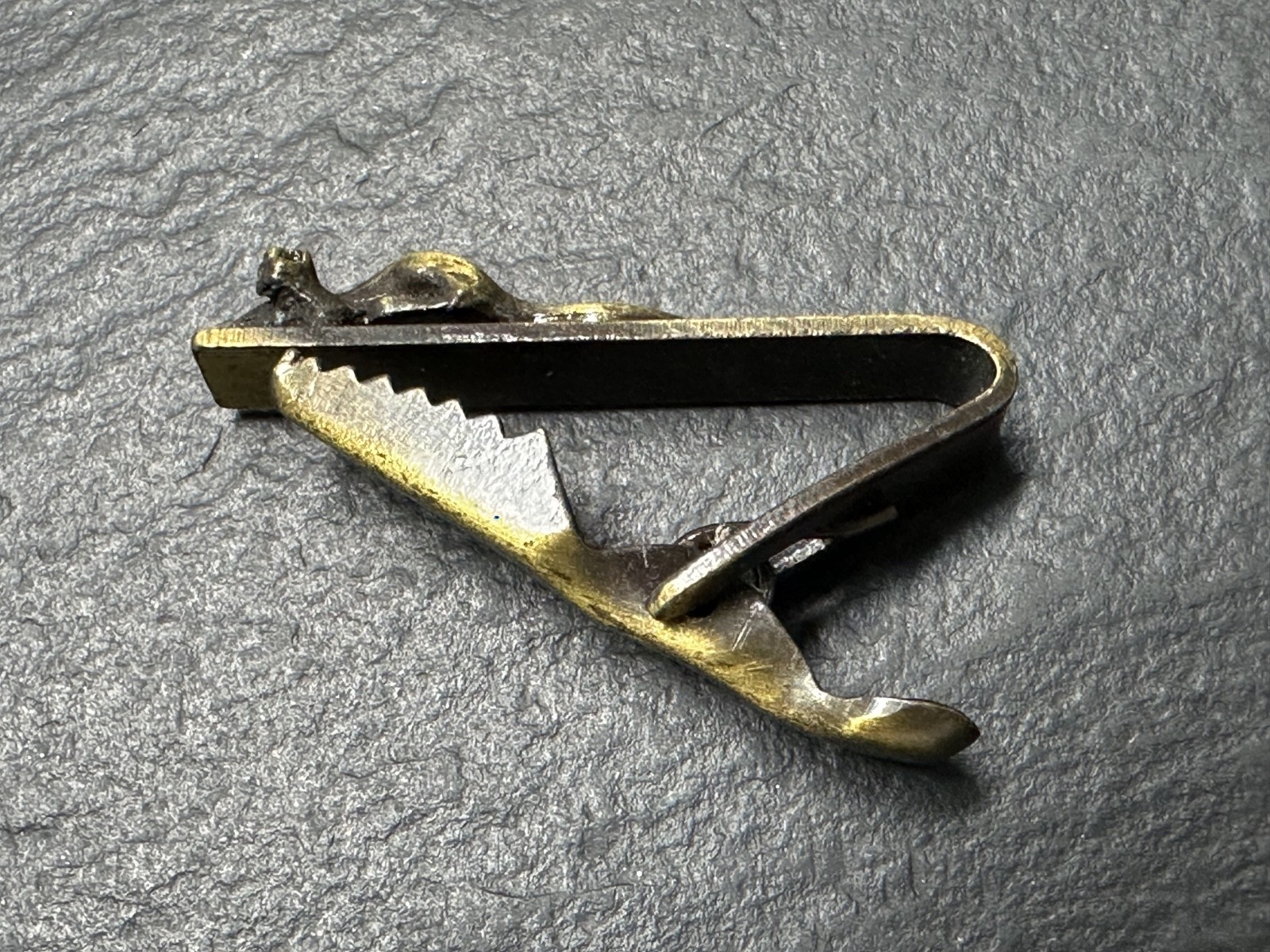 VINTAGE MOUSE (RAT? RODENT?) TIE PIN & TIE BAR M211