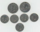 Kennedy Half Dollar & Eisenhower Dollar Bicentennial 1776-1976 Lot Of (7) Coins