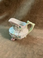 Galluba Hoffmann Ilmenau porcelain Shamrock design creamer Nautilus shell design