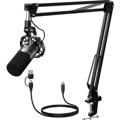 Mikrofon Set, USB/XLR, Podcast, Gaming, Streaming, RGB, Maono PD200XS, Mikrof...