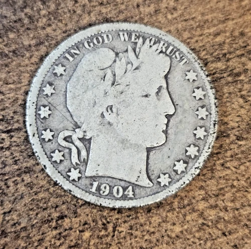1904-S Barber Half Dollar