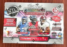 2021 Wild Card Alumination Football Mega Box Premium Edition Gold Foil + 1 AUTO