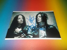 Murderdolls Joey Jordison + Wednesday 13 signed autographed photo in p.