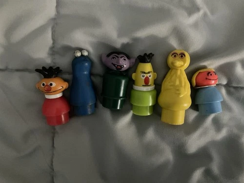 Vintage Fisher Price Sesame Street Playset Figures