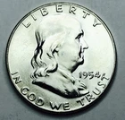 *1954 P SILVER FRANKLIN HALF DOLLAR* *GEM BU+++* NR #C1787