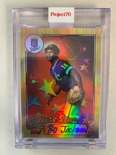 2021 TOPPS Project 70 Bo Jackson #552 Rainbow Foil Royals RISK /70