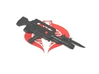 GI Joe Hall of Fame Weapon DUKE GUN w Knife 1:6 1993 Original Figure Accessory