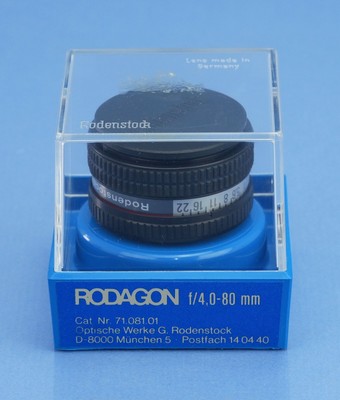 【美品】Rodenstock Rodagon 80mm F4 Rodenstock Rodagon 80mm f4 with case no caps | eBay