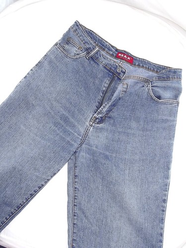 Re&x Herren Hose 46 W32 M Denim Medium Blau Gerades Bein Baumwolle - Bild 4 von 9