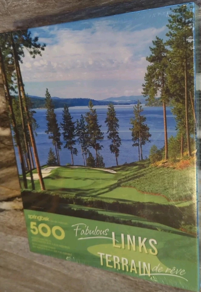 Springbok Fabulous Links - Golf Jigsaw Puzzle 500 Pieces New Sealed Box Terrain - Image 2 of 4