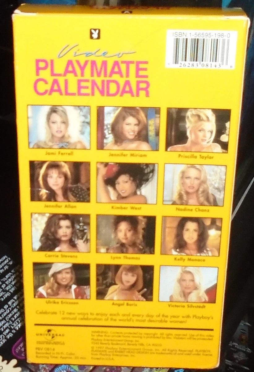 PLAYBOY VIDEO PLAYMATE CALENDAR VHS -SIGNED BY MISS JUNE 1997 CARRIE  STEVENS 2 | eBay