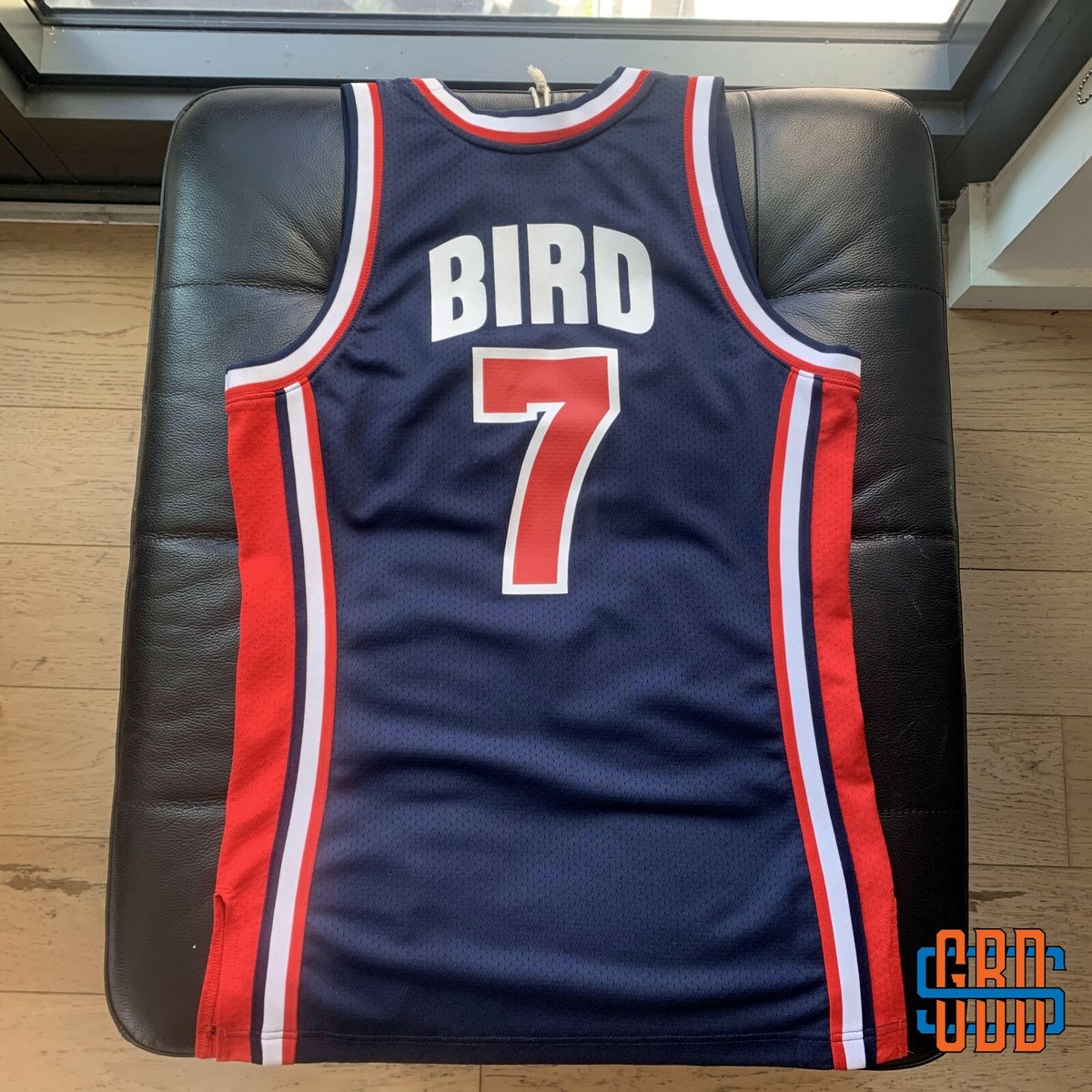 Authentic Mitchell & Ness Team USA 1992 Dream Team Larry