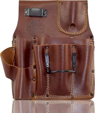 Graintex AS2587 Drywall Pouch R/H Ambassador Series Leather, Chestnut Brown