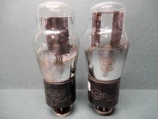 RCA Black Plate 5Y3G Vacuum Tubes (2) Amplitrex Tested & Guaranteed