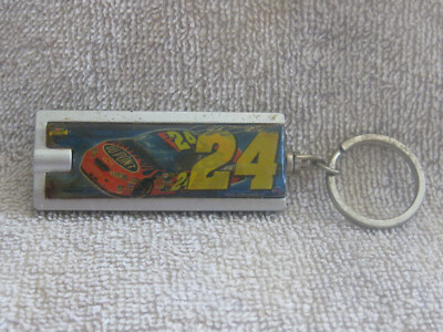 Jeff Gordon NASCAR Racing Reflections photo keychain light led (used)