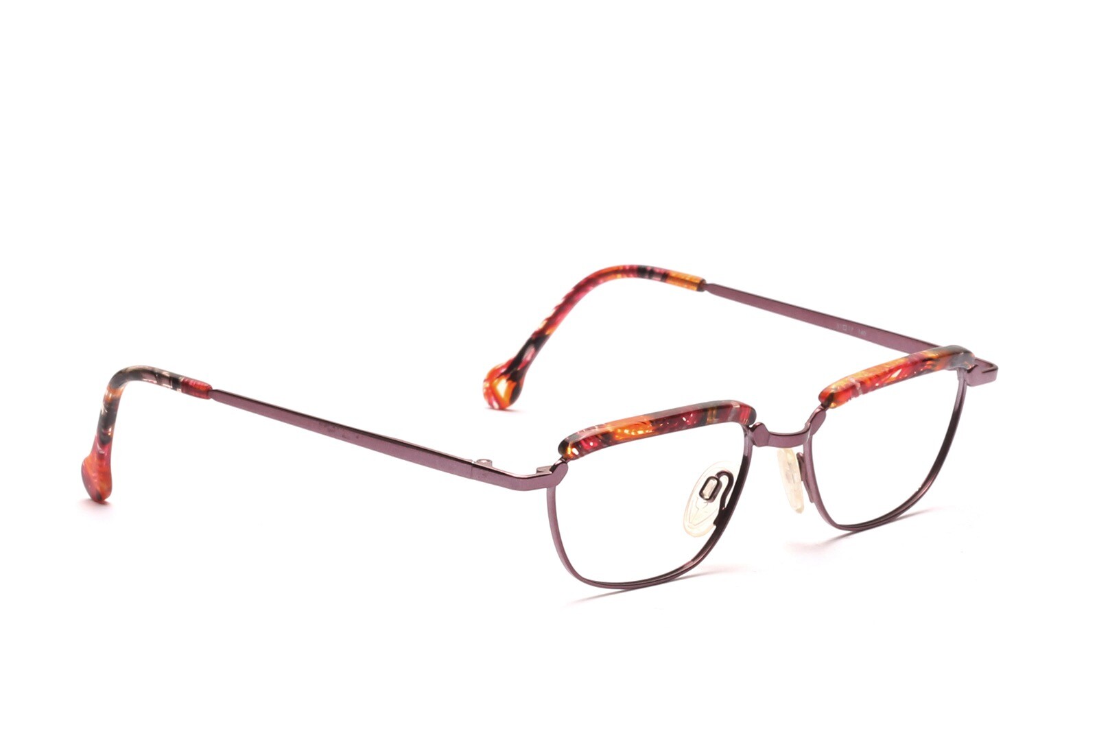 Brille Fassung Metall Damen Rosa Muster Brendel Kombi Современный элегантный 51-17 мм F1