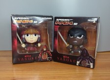 Netflix Yasuke 3" Supervinyl Series SD Vinyl Figures Lot of 2 Yasuke  Natsumaru