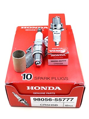10 Pack Genuine Honda 98056-55777 EU2000 EU2200 Spark Plug Fits