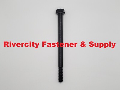 (5) M8-1.25x120 / M8x1.25x120 Metric Hex Flange Bolts  DIN 6921 8mm x 120mm