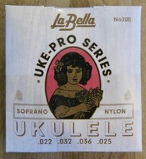 LaBella No 200 Uke-Pro Series Soprano Nylon Ukulele Strings