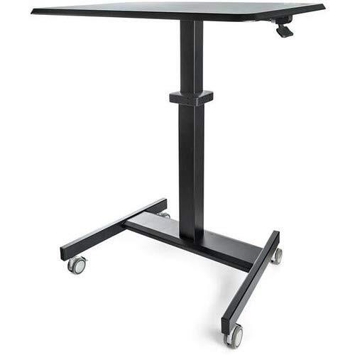 StarTech.com Mobile Standing Desk - Portable Sit-Stand Ergonomic Height-image