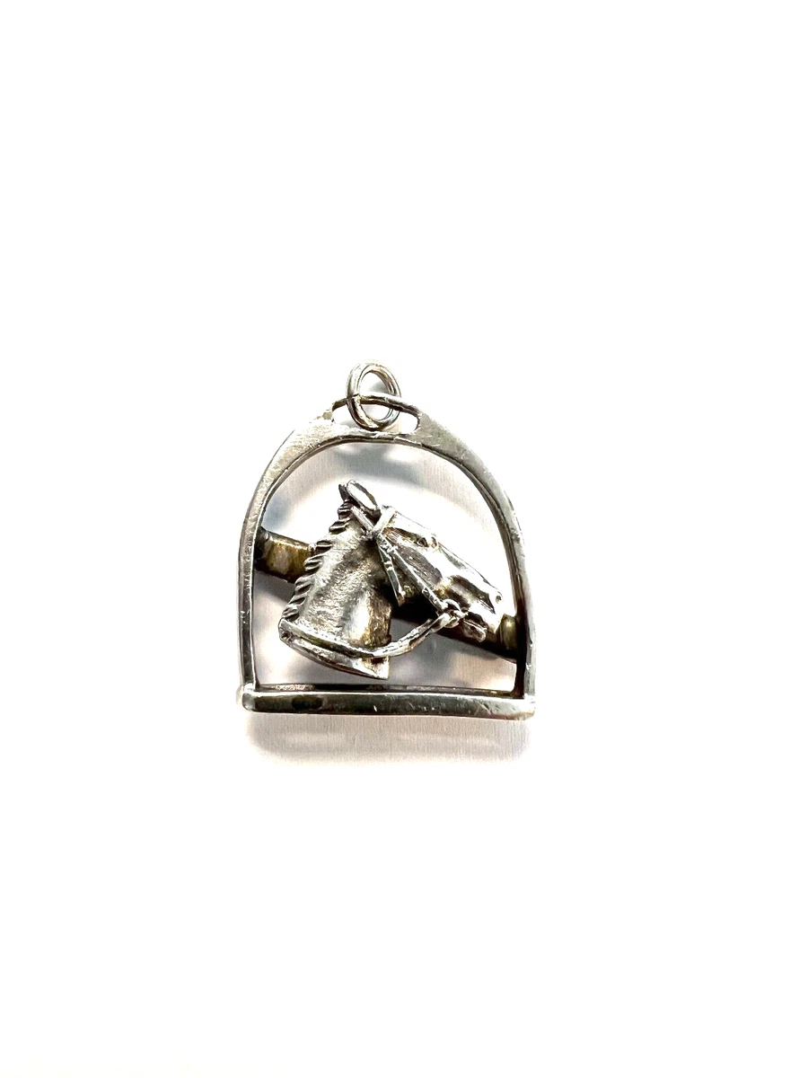Pferdesilber Showneckholder - Silber/schwarze Akzente - Pferdegröße