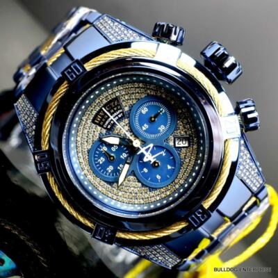 Invicta Bolt Zeus Blue Label 1.31 CTW Diamond Swiss Mvt Invicta Bolt Zeus Blue Label 1.31 CTW Diamond Swiss Mvt