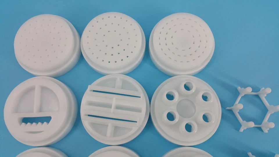 NOVO Lote de 11 Discos Matrizes Ronco Popeil P400 Máquina de Macarrão Peça de Reposição - Imagem 2 de 4