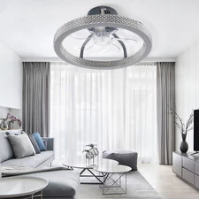 RGB LED Ceiling Fan with Light  APP & Remote Control with Bluetooth Speaker