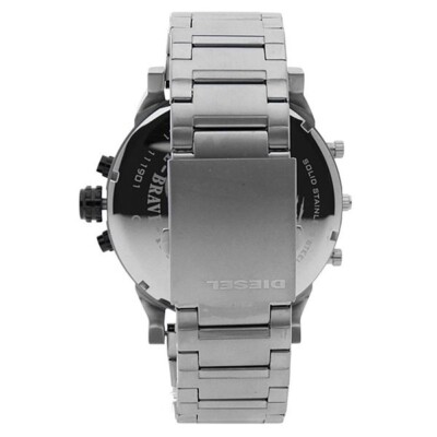 Diesel Mr Daddy 57mm Silver Stainless Steel Case New Leather Band And Batteries Amazon.com: Diesel Mr. Daddy 2.0 Men main image 3