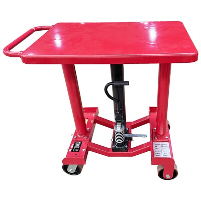 Low Profile Post Lift Table, 1000 Lb. Cap., 30x20 Platform, 25 to 37 Lift Range
