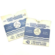 Sawyers 1951 View-Master Reels Set of 2 Hawaii 63 64 Honolulu Island of Oahu