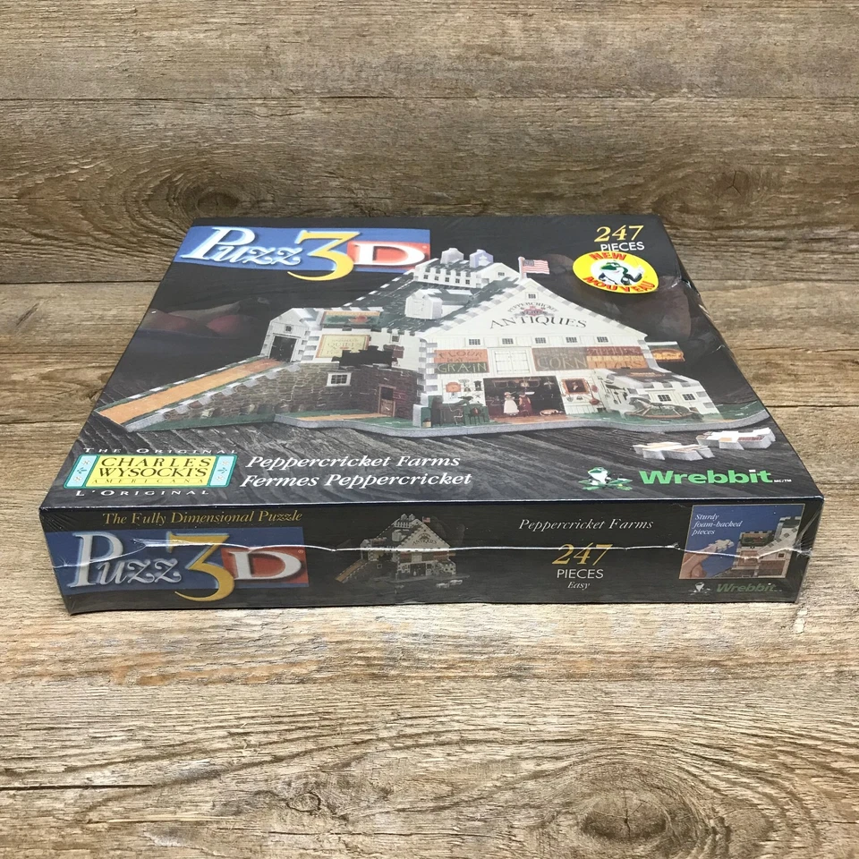 Puzz 3D Peppercricket Farms Charles Wysocki's Americana 247 Pieces New Sealed - Image 3 of 4