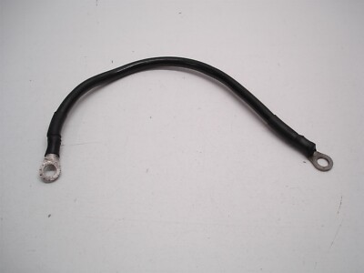 NASCAR 15'' LONG #4 GAUGE BLACK BATTERY CABLE / SOLENOID WIRE WIRING GROUND #201